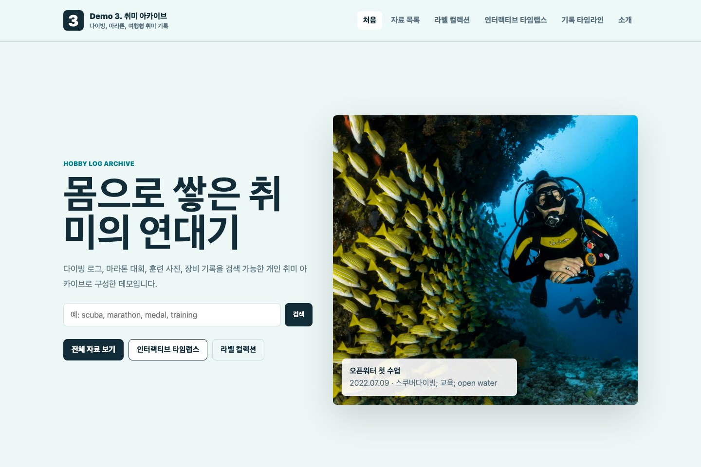 취미 아카이브